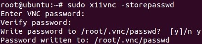 ubuntu安装vnc启用x11vnc2