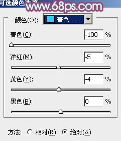 Photoshop将室内人物图片调制出淡淡的蓝红色7