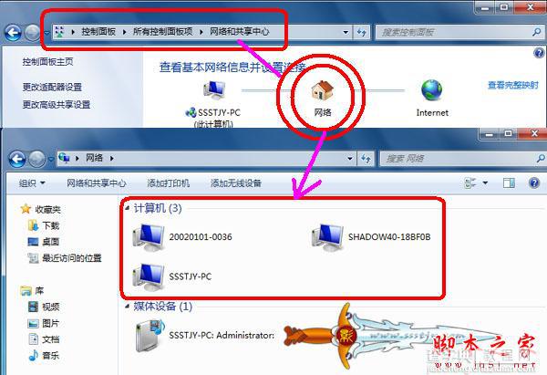 windows7系统下共享设置的图文教程(可以和XP共享)9