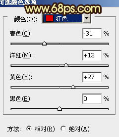Photoshop将树林模特图片调制出柔美的青褐色效果21