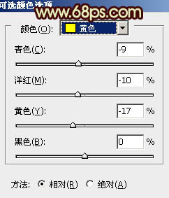 Photoshop将竹林婚片调制出粉嫩的黄青色效果19