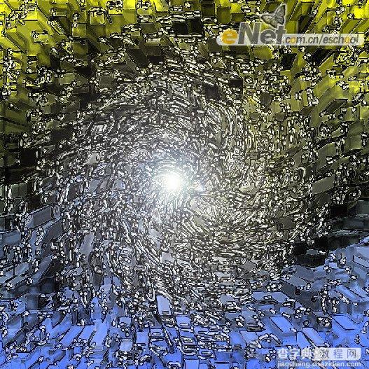 Photoshop 滤镜制作魔方背景变形金刚壁纸14