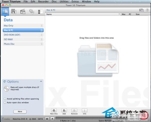 Mac使用自带刻录工具Toast刻录光盘的方法1