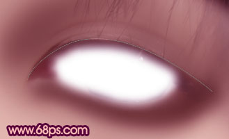 Photoshop将普通眼睛打造出极具魅力的紫色水晶彩妆效果13