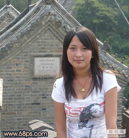 Photoshop 偏灰的人物照片润色1