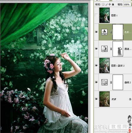 photoshop 简单5步调出偏灰照片清晰光亮的色调11