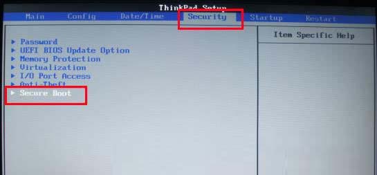 联想thinkpad e335使用bios设置u盘启动的教程2