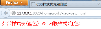 CSS控制样式的三种方式(优先级对比验证)4