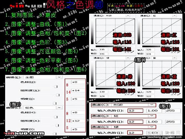 photoshop教程:灰暗照片增色的方法3