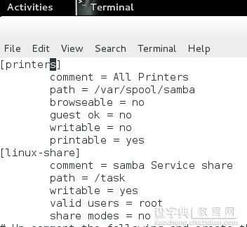 WIN7+VMWARE+fedora18 samba服务器的搭建指南5