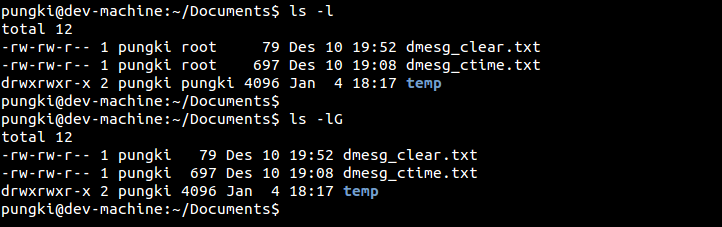 linux ls命令的20个实用范例11