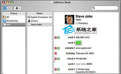 MAC用户如何通过MAC管理自己的通讯录2