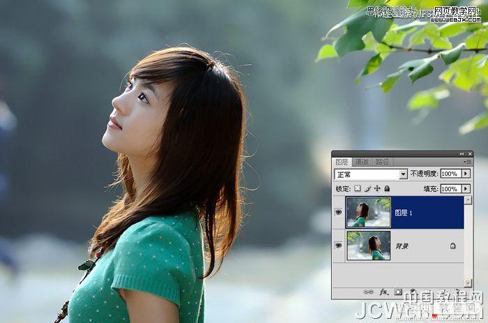 Photoshop 快速定格美女照片快速修改技法2