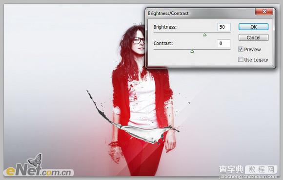 Photoshop将人物图片打造出柔美的红光潮流海报效果23