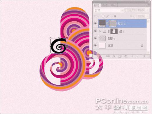 Photoshop CS4 绘制时尚女性主题视觉18