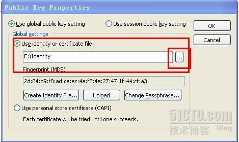 SecureCRT 用ssh key登录配置方法2