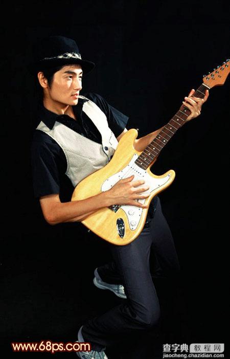 Photoshop 打造高清的阳光吉他手2