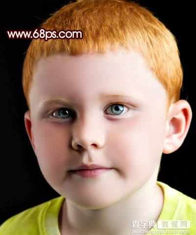 Photoshop 小男孩满脸的斑点消除18