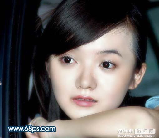Photoshop 美女黝黑光亮的肤色8