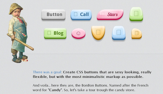 25个CSS3动画按钮和菜单教程分享13