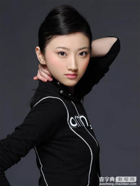 Photoshop实例教程；超酷MM真人插画效果1