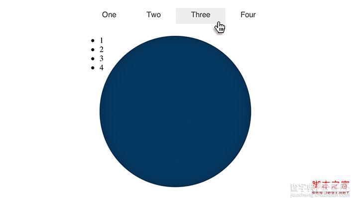 CSS圆形旋转效果 纯CSS制作圆形旋转菜单效果(七步完成)4