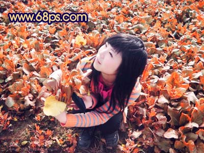 Photoshop 人物照片偏红暖色调12