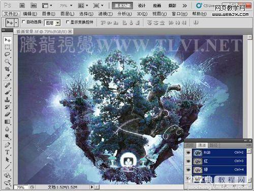 photoshop利用通道混合器命令调整偏色图片图文教程9