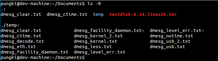 linux ls命令的20个实用范例17
