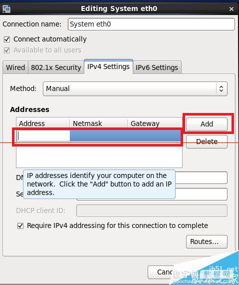CentOS 6.5系统设置固定IP的方法6
