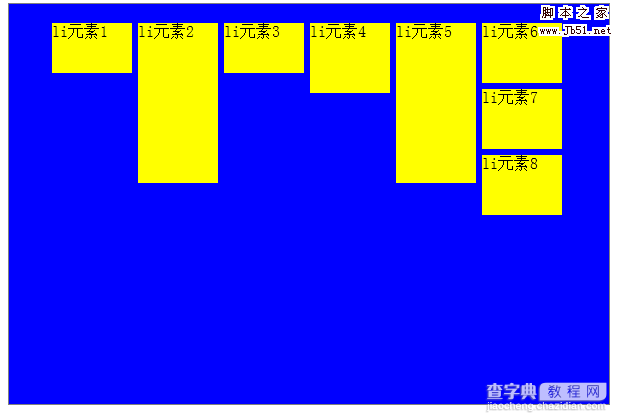 css中float left与float right的使用说明5