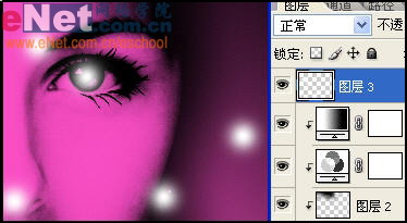 Photoshop教程:MM眼睛艺术处理效果10