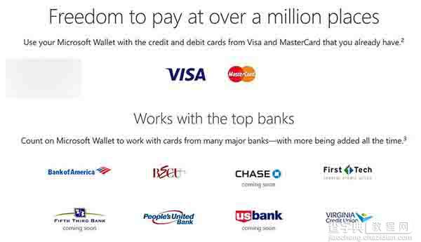 Win10 Mobile钱包移动支付支持银行卡一览及详情解答3