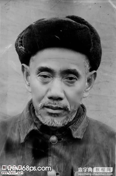Photoshop 修复黑白的人物老照片17