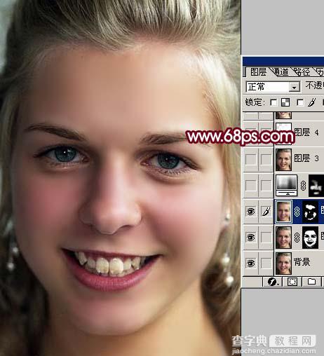 Photoshop 人脸 除斑及美白教程4