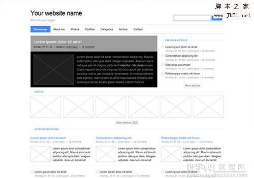 99款高质量免费(X)HTML/CSS模板收集71