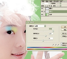 photoshop 给美女加上彩妆及头饰15