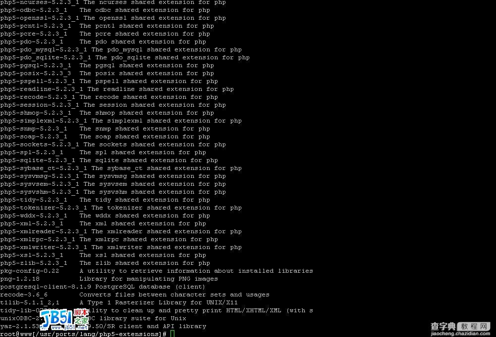 FreeBSD6.2上搭建apache2.2+mysql5.11+php5+phpmyadmin8
