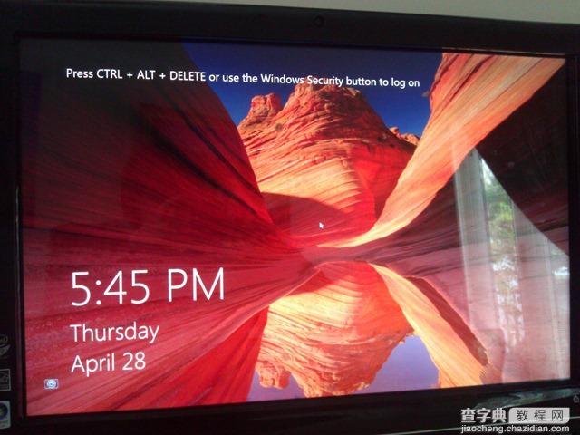 Windows8锁定屏幕背景自定义为当前的桌面壁纸1