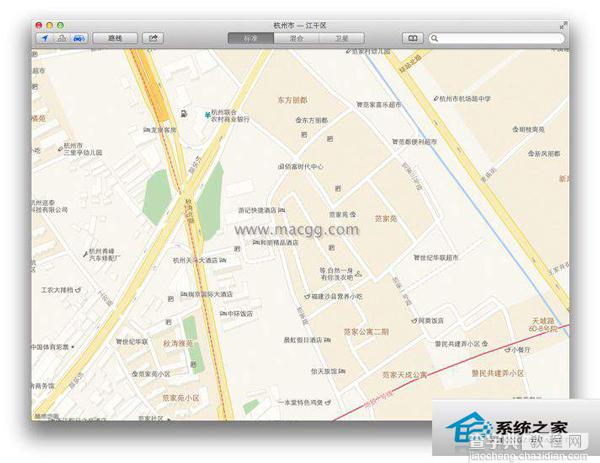 MAC使用地图查看交通状况避免交通拥堵1