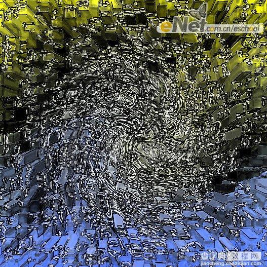 Photoshop 滤镜制作魔方背景变形金刚壁纸12
