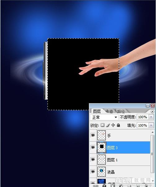 Photoshop 合成创意的液晶显示器广告特效11