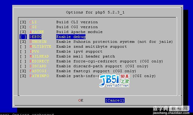 FreeBSD6.2上搭建apache2.2+mysql5.11+php5+phpmyadmin4