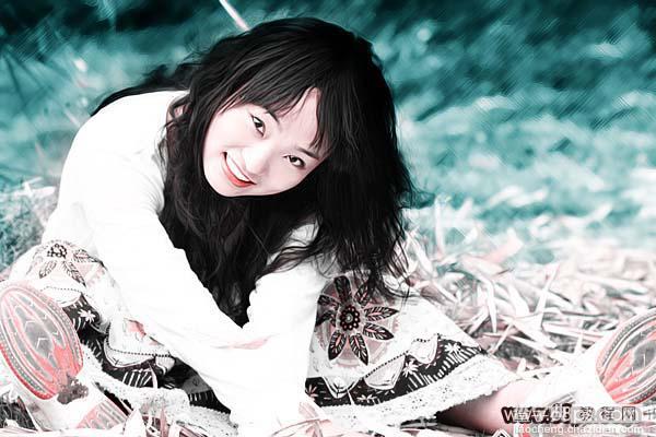 Photoshop照片调色:单一颜色图片效果11