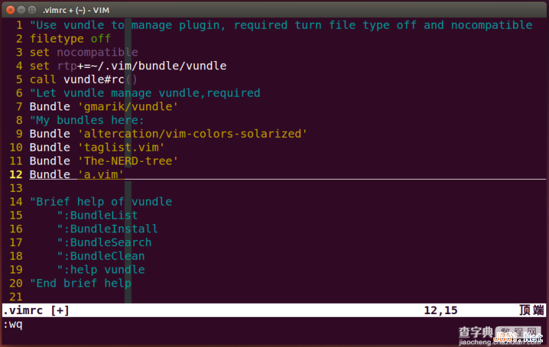 Linux折腾记（二）：打造属于自己的Vim19