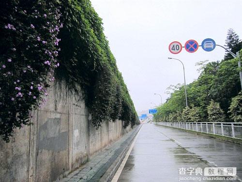 Photoshop调出公路图片青绿的非主流色调1