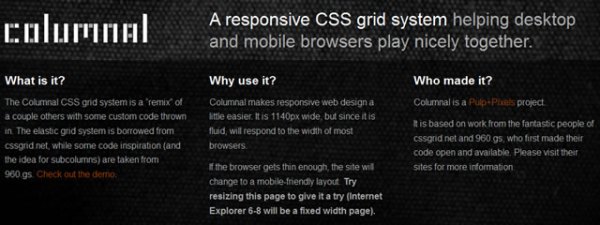 25个CSS框架、工具、软件及样板分享7