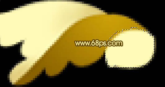 Photoshop 制作的超酷镶花纹的金色立体相框9