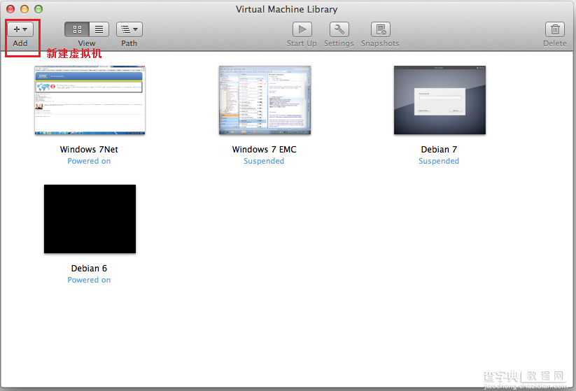 Mac入门使用VMware Fusion虚拟机1