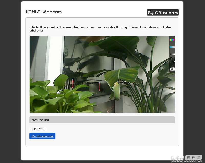 基于HTML5超酷摄像头（HTML5 webcam）拍照功能实现代码1